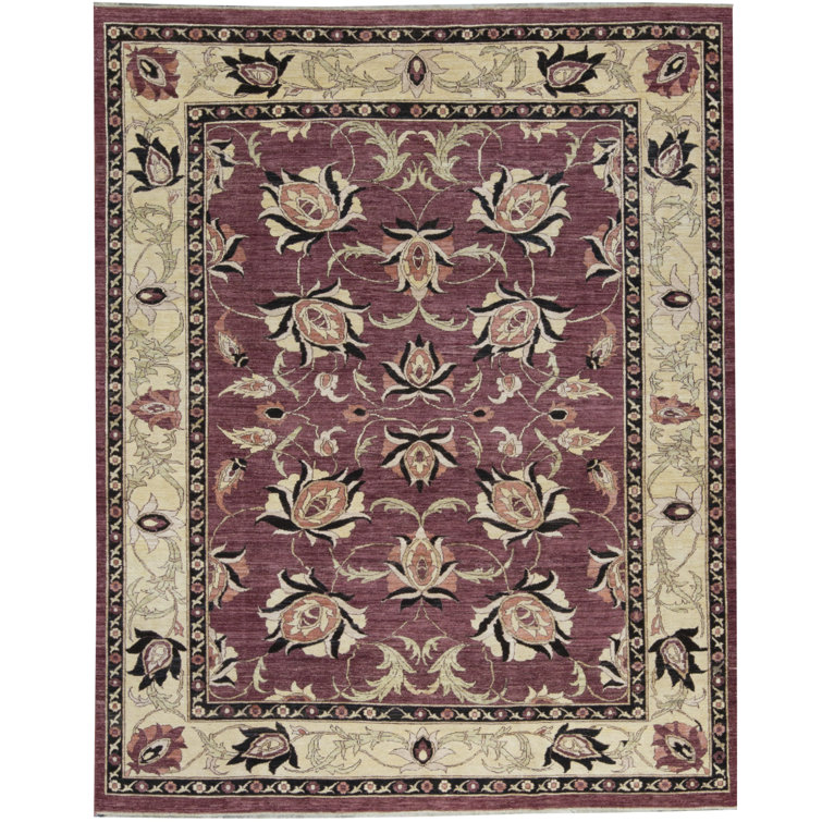 Bokara Rug Co., Inc. HandKnotted HighQuality Red and Gold Area Rug Wayfair